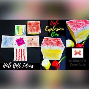 Holi Explosion Box- Holi gift