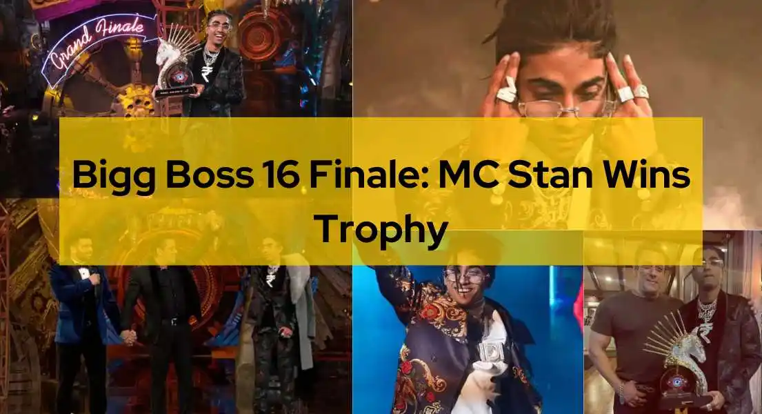 Bigg Boss 16 Winner Finale: MC Stan Wins Trophy
