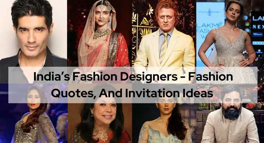 Top 10 Indian Fashion Designers - Fashion Quotes, And Invitation Ideas