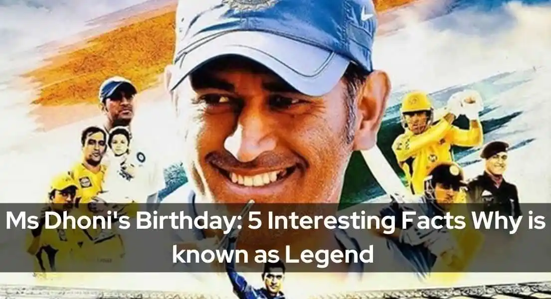 Ms Dhoni's Birthday: 5 Interesting Facts Why he is known as Legend