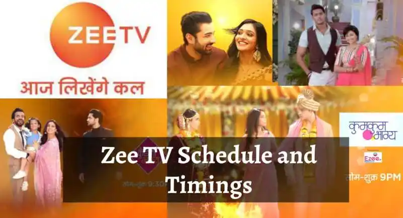 Zee TV Serial Timings and Schledule