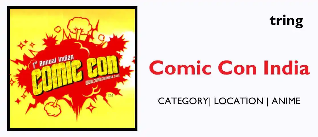 Comic Con India Web Banner