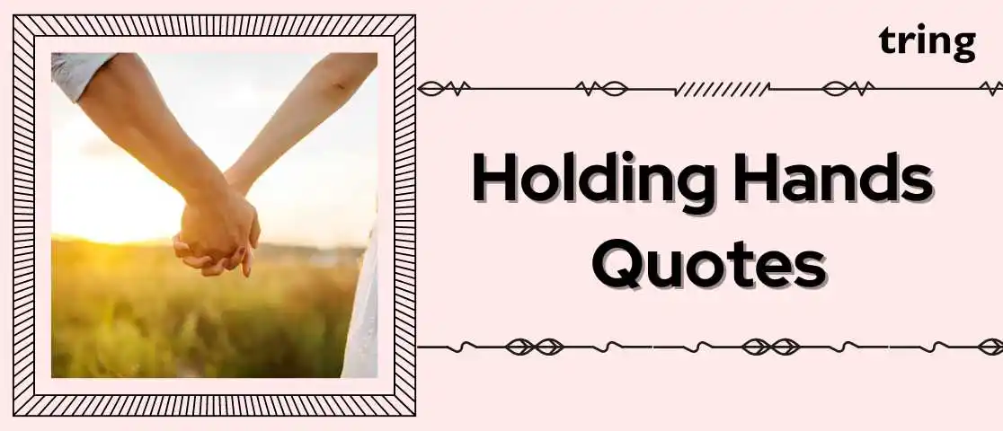 Holding Hands Quotes Banner Tring