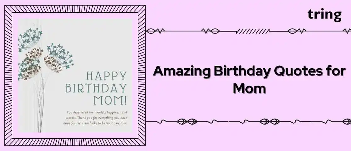 Mom birthday quotes Tring