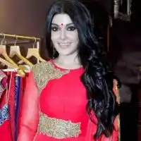 Koena Mitra in a Red Dress