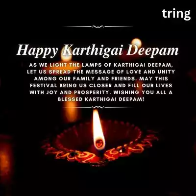 Karthigai Deepam Wishes for Family and Friends