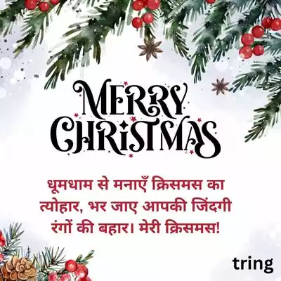 Merry Christmas Wishes in Hindi