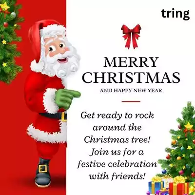Invitation Messages for Christmas Party for Friends