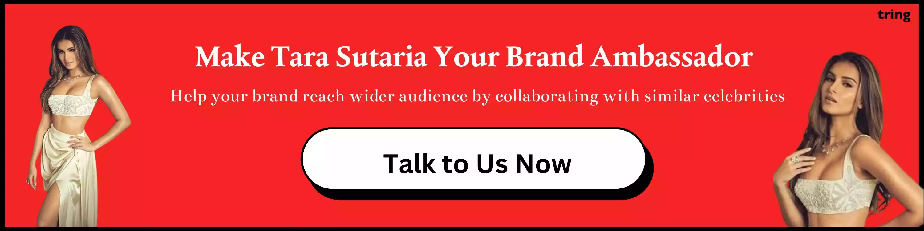 Make Tara Sutaria Your Brand Ambassador 