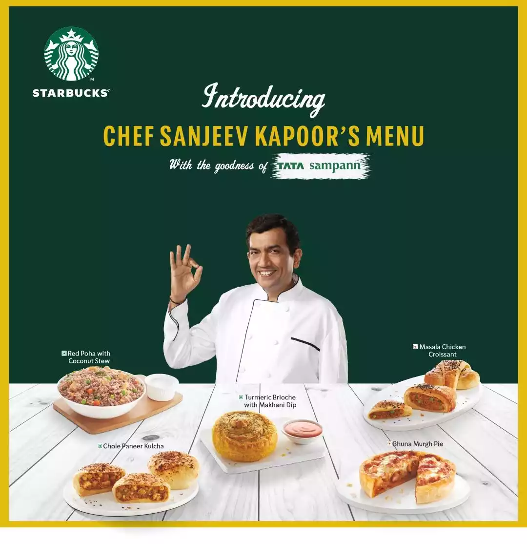 Starbucks x Sanjeev Kapoor Starbucks x Sanjeev Kapoor