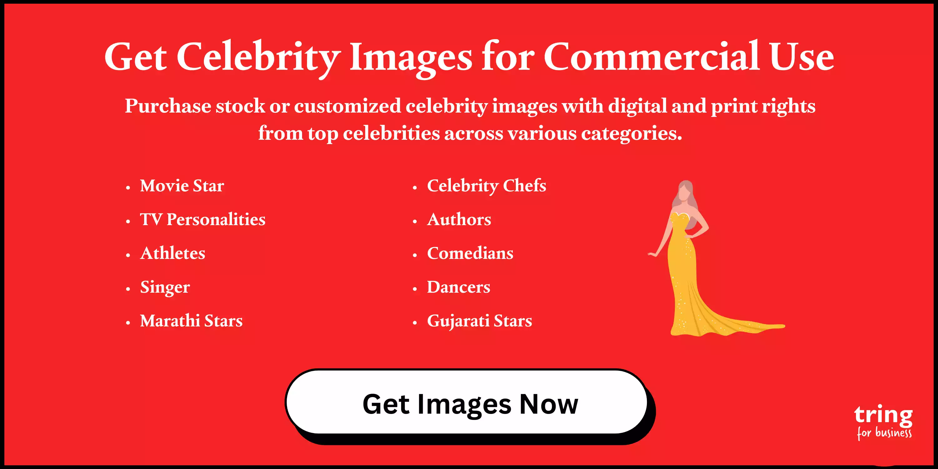 Get Celebrity Images for Commercial Use