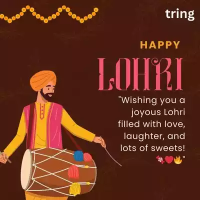WhatsApp Happy Lohri Wishes for Wife