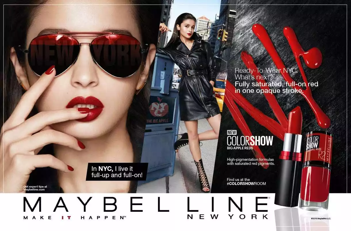Alia Bhatt for Maybelline New York