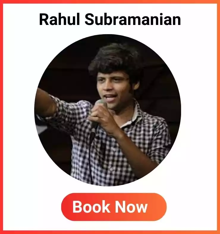 Comedian Rahul Subramanian