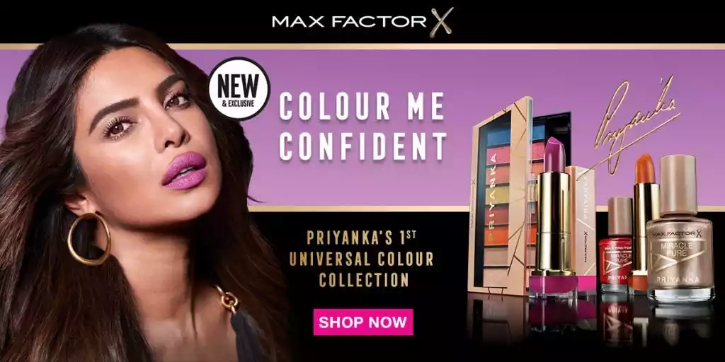 Priyanka Chopra for Max Factor Priyanka Chopra for Max Factor