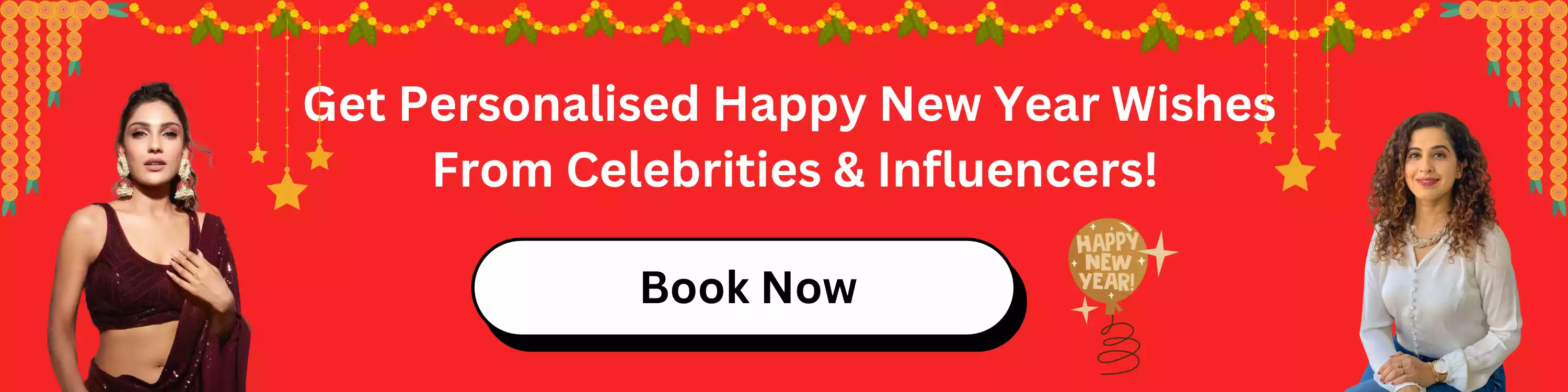 Book Happy New Year Wishes For Girlfriend from Stars