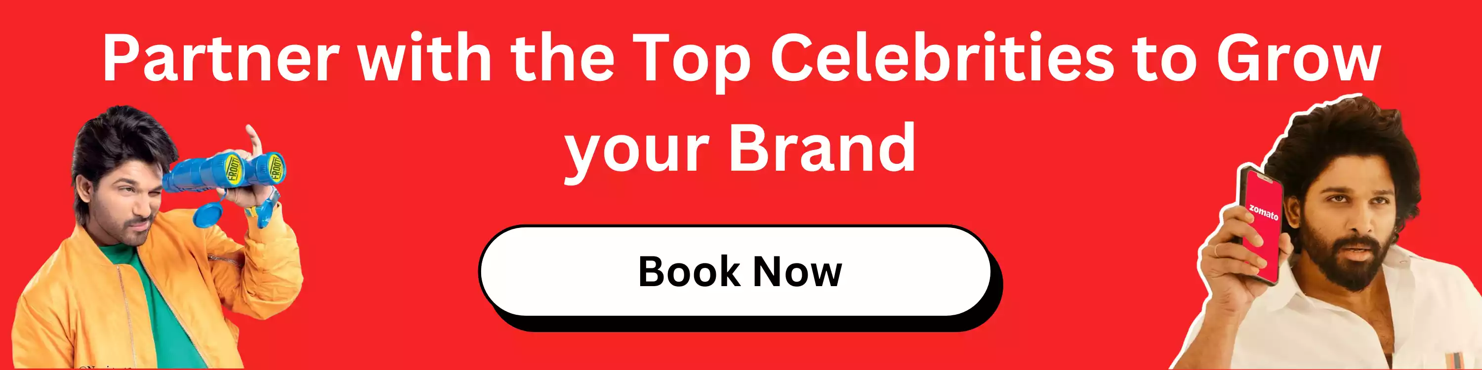 Partner with the Top Celebrities to Grow your Brand