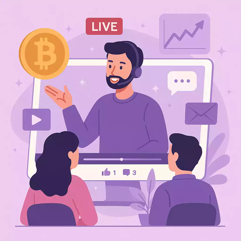 Influencer Livestreams and Webinars