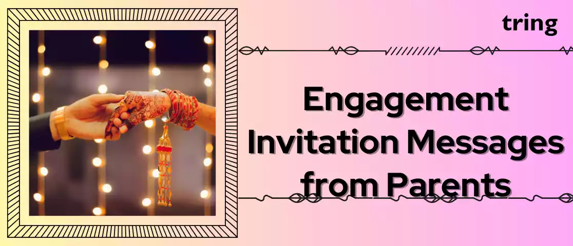 Engagement Invitation Messages from Parents by Tring