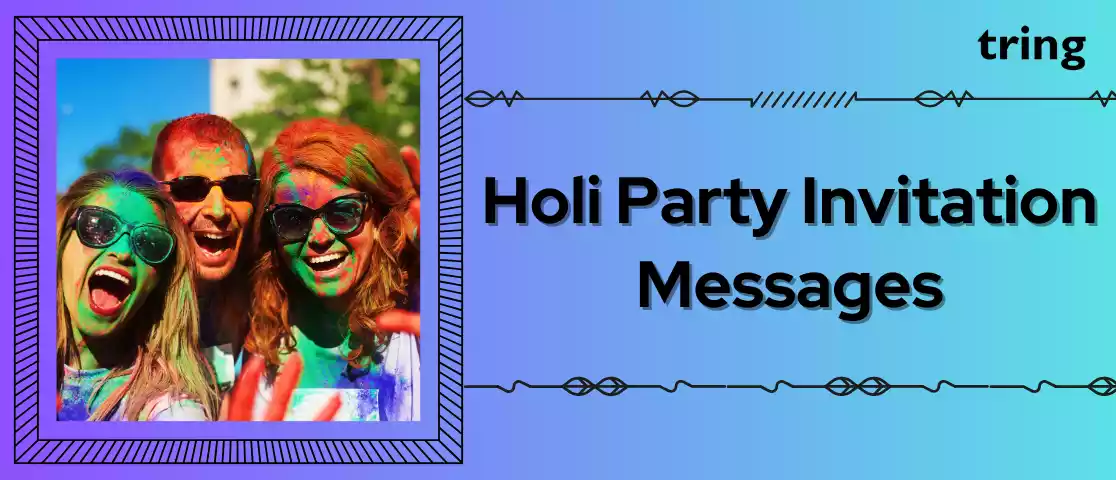 Holi Party Invitation Messages by Tring