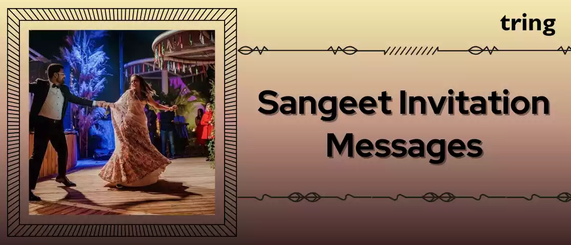 Sangeet Invitation by Tring