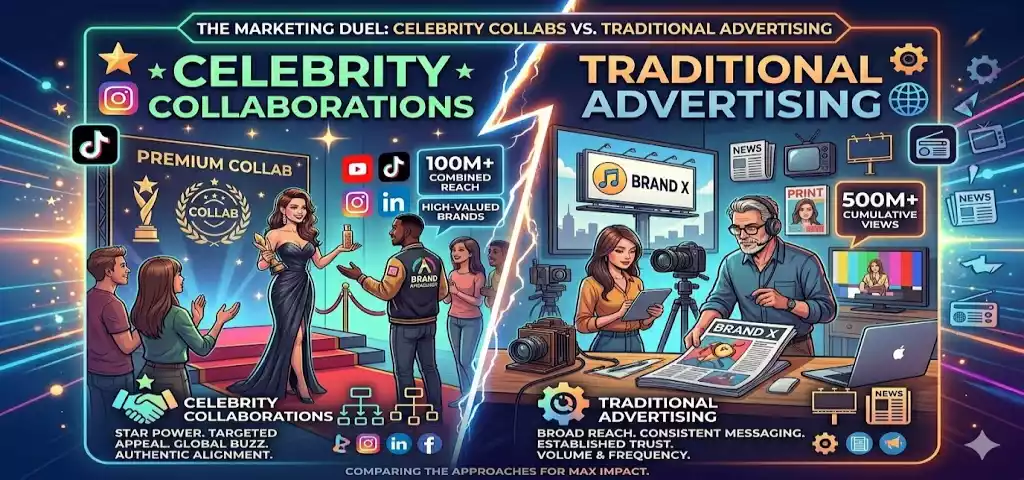 Celebrity Collaborations vs Traditional Advertising