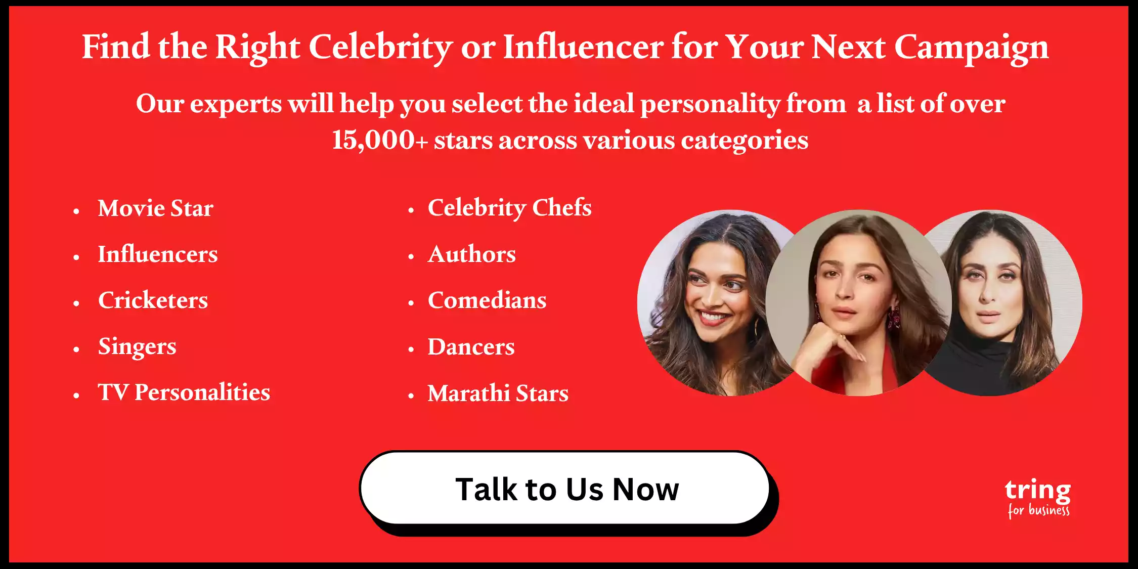 Find the Right Celebrity or Influencer for Your Next Campaign