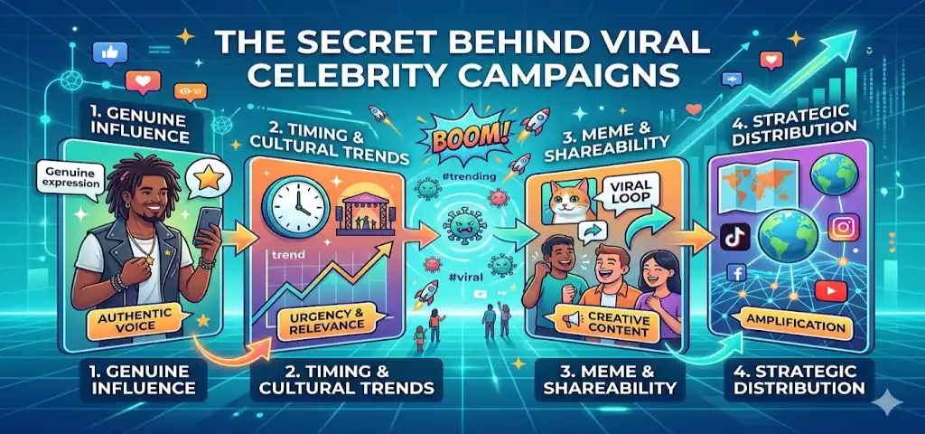 The Secret Behind Viral Celebrity Campaigns