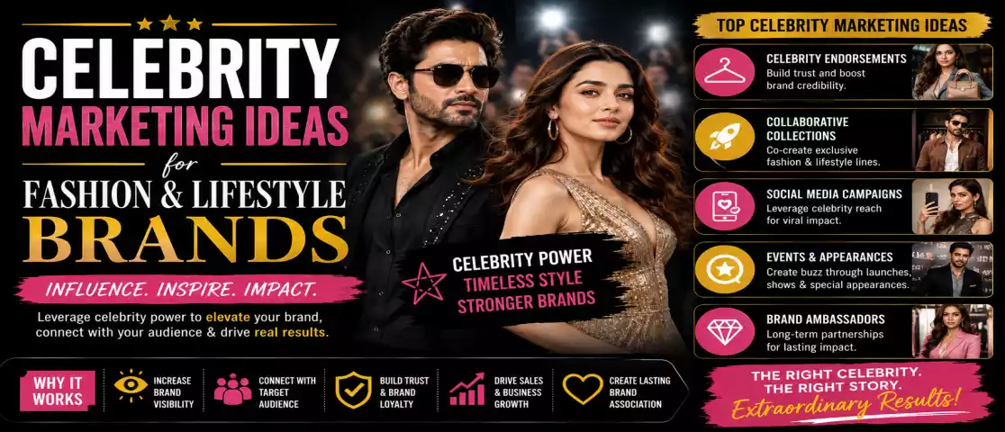 Celebrity Marketing Ideas for Fashion & Lifestyle Brands