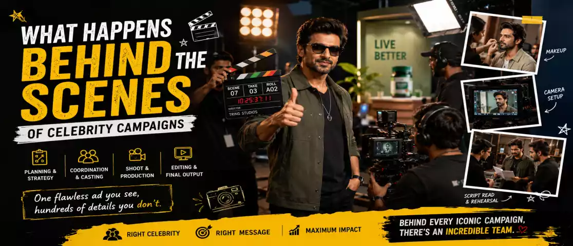 What Happens Behind the Scenes of Celebrity Campaigns