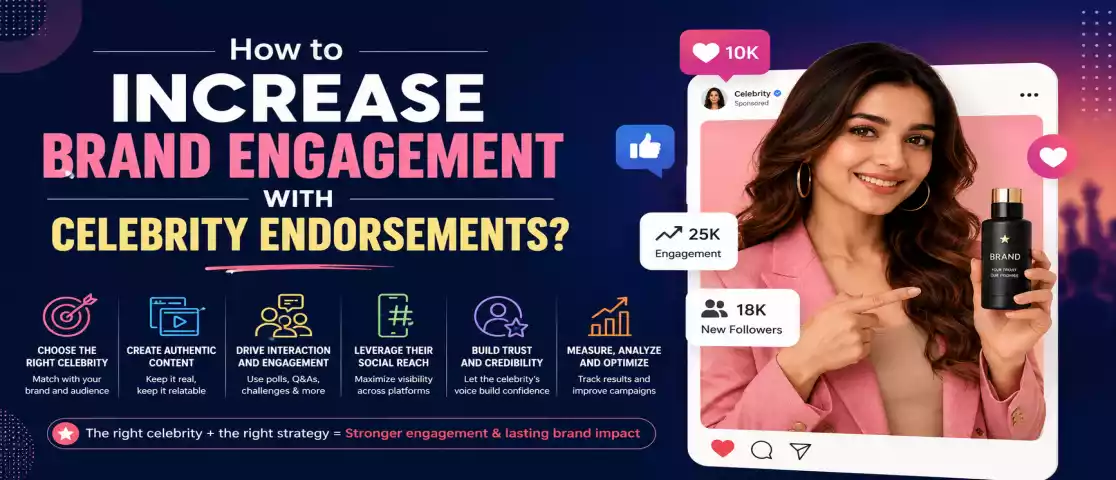 How to Increase Brand Engagement With Celebrity Endorsements?