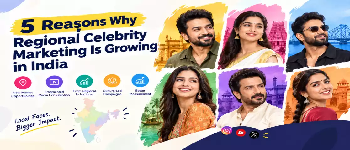 5 Reasons Why Regional Celebrity Marketing Is Growing in India