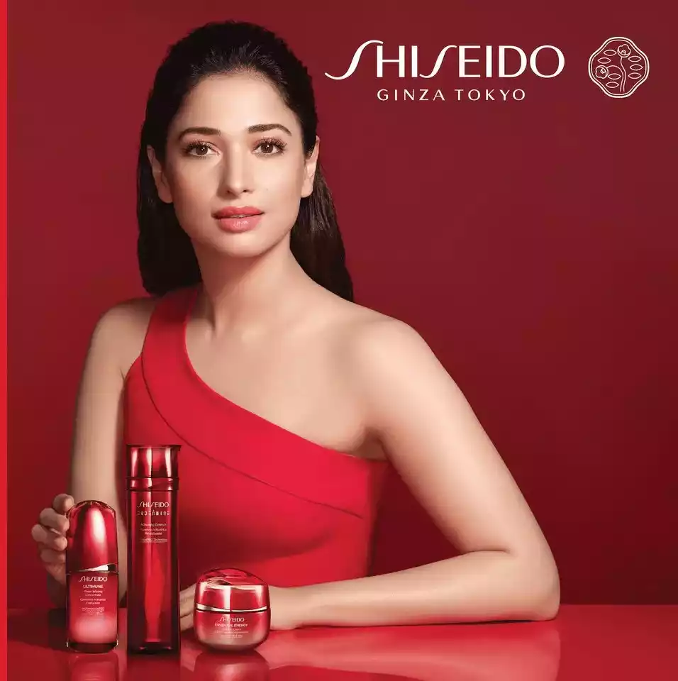 Tamannaah Bhatia and Shiseido Collaboration Ads Tamannaah Bhatia and Shiseido Collaboration Ads