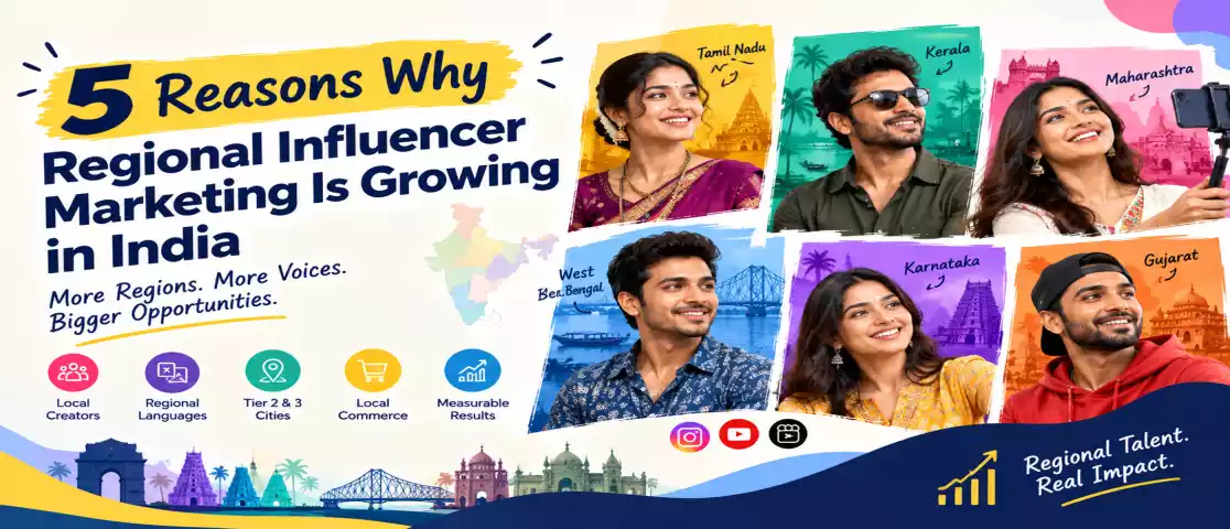 5 Reasons Why Regional Influencer Marketing Is Growing in India