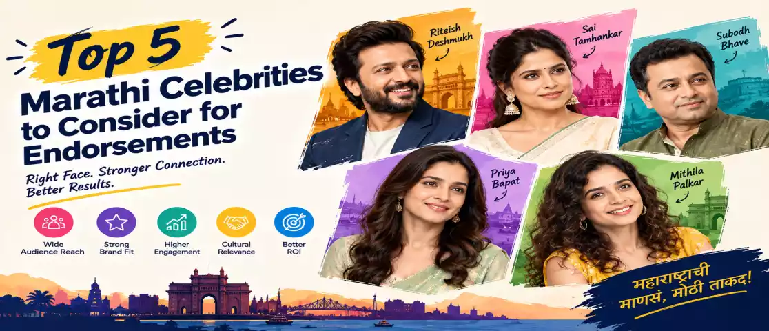 Top 5 Marathi Celebrities to Consider for Endorsements