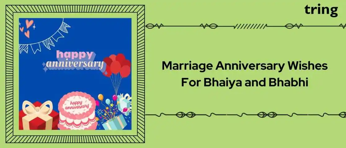 Marriage Anniversary Wishes for Bhaiya Bhabhi