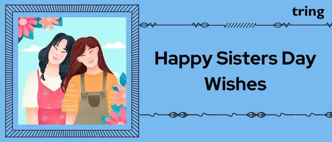 Happy Sister Day 2023 banner