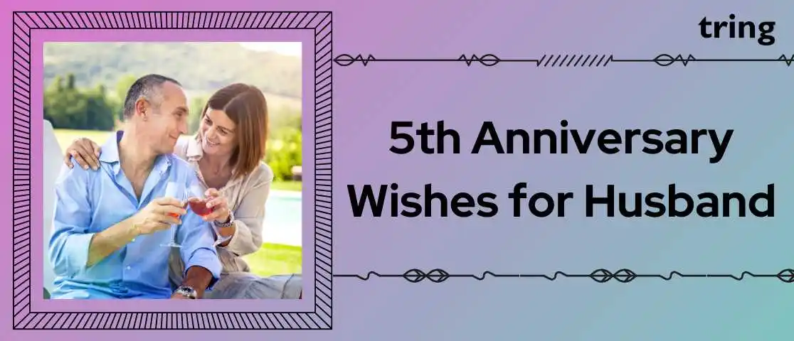 5th Anniversary Wishes for Husband